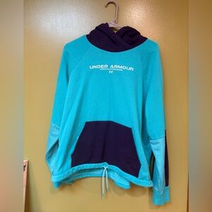 Under Armour Turquoise and Dark Blue Sweatshirt